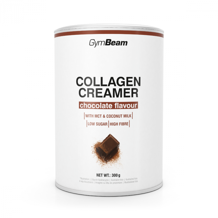 Collagen Creamer – GymBeam 300 g - čokolada