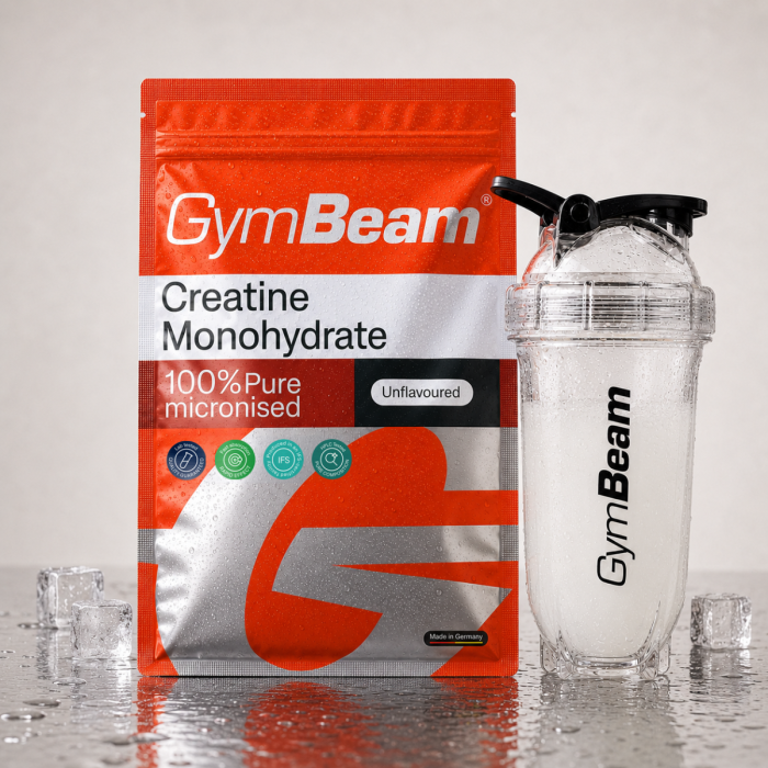 100% Kreatin Monohidrat - GymBeam 1000 g - bez ukusa - 01