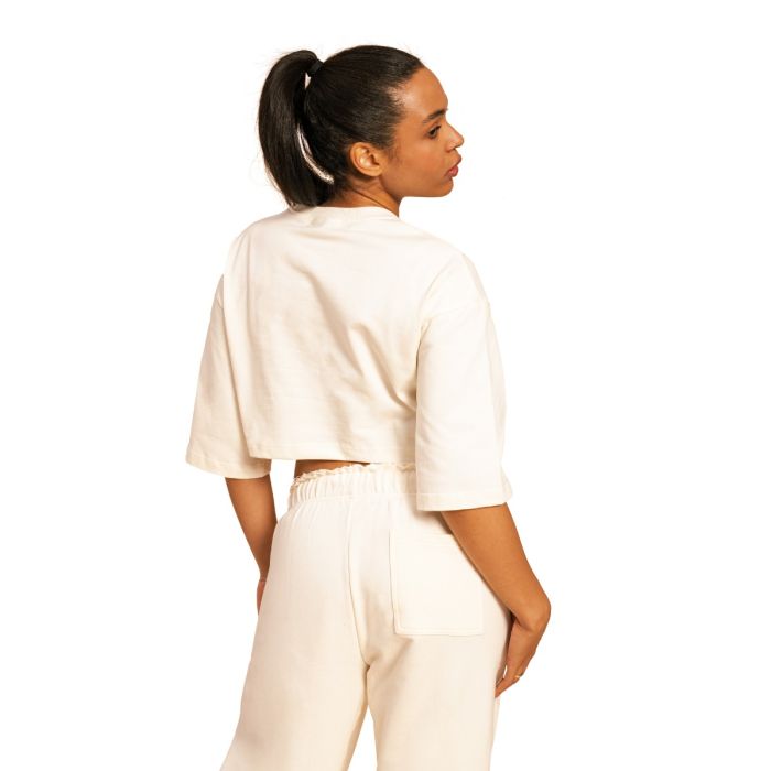 Ženska majica Cropped Serenity Ivory - BeastPink M