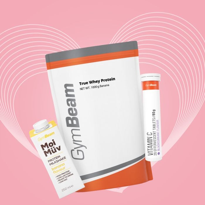 True Whey - GymBeam 1000 g - vanila - stevija - 00