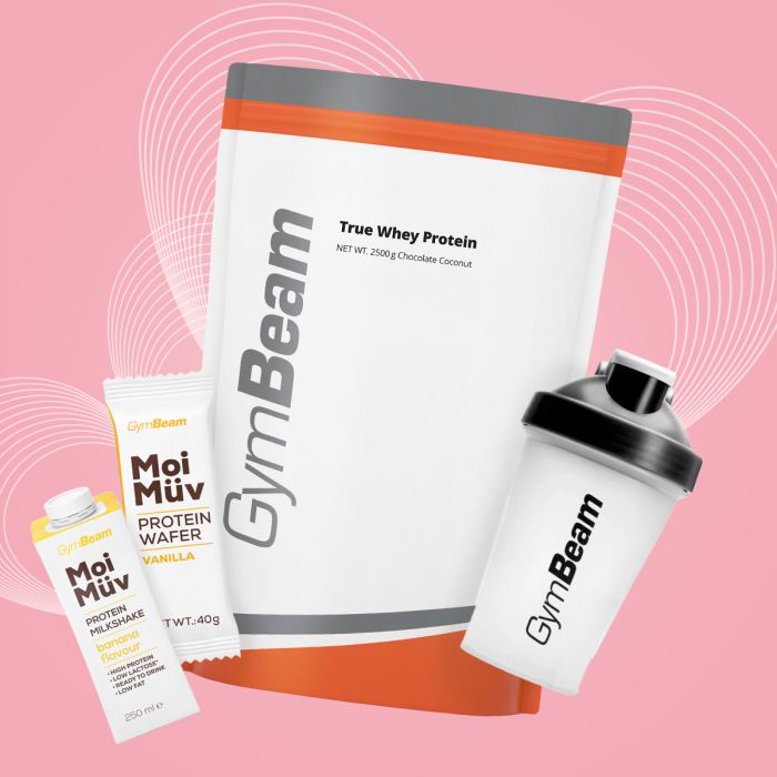 True Whey - GymBeam 1000 g - vanila - stevija - 00