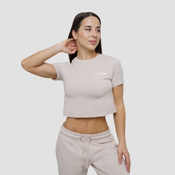 Ženska majica Agile Cropped Desert - GymBeam L