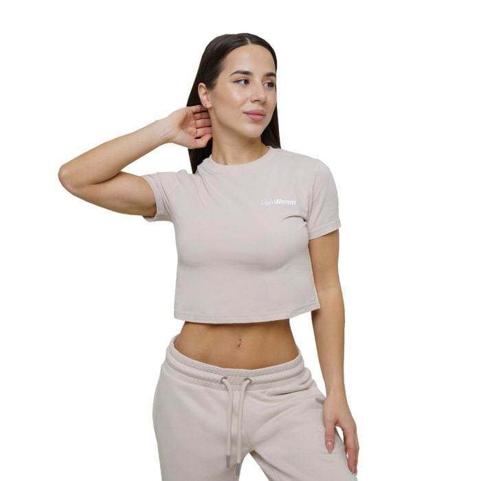 Ženska majica Agile Cropped Desert - GymBeam L
