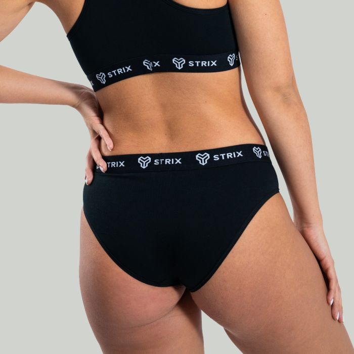 Ženske gaćice Essential Briefs 2Pack Black - STRIX XXL