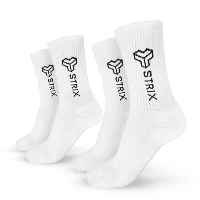 Čarape Essential Crew 2Pack White - STRIX M