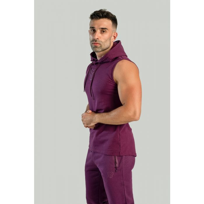 Dukserica bez rukava Essential Plum - STRIX XXXL