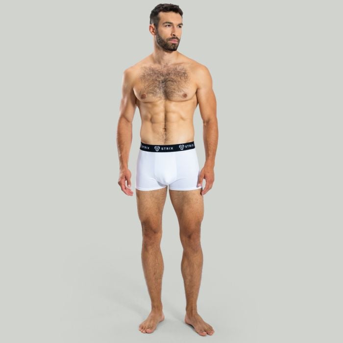 Muške bokserice Essential Trunks 2 Pack White - STRIX L