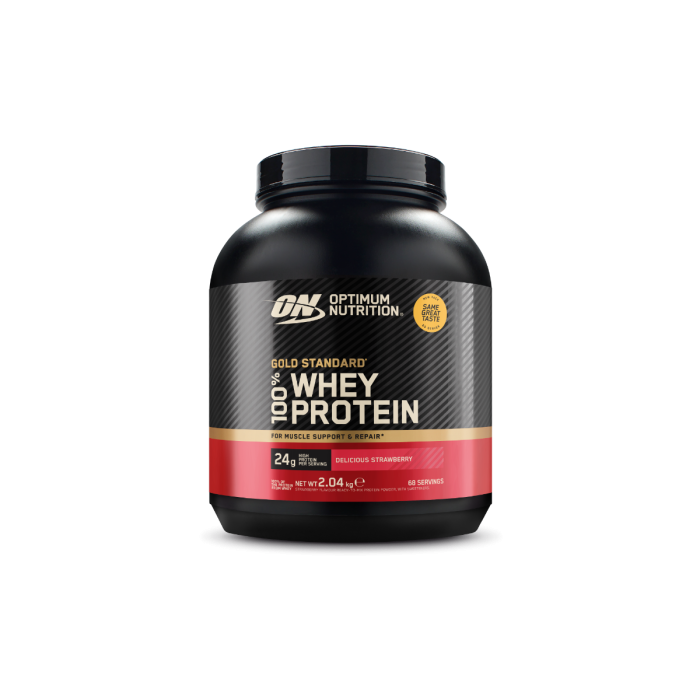 Proteín 100% Whey Gold Standard - Optimum Nutrition 2040 g - delicious strawberry