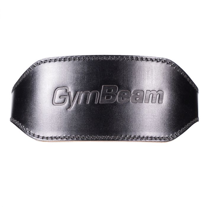 Fitnes pojas Full Leather Black - GymBeam XL