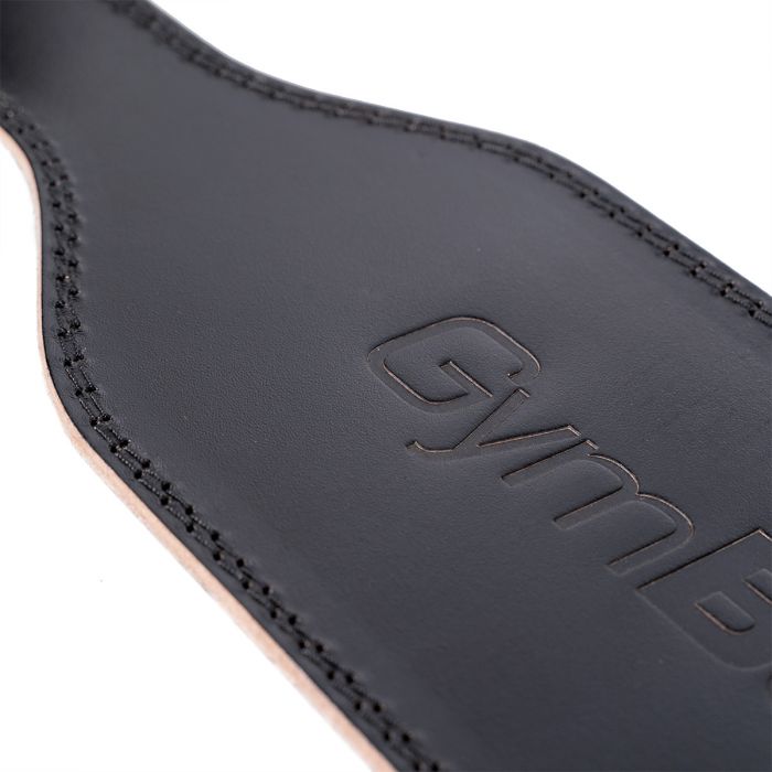 Fitnes pojas Full Leather Black - GymBeam XL