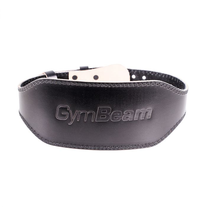 Fitnes pojas Full Leather Black - GymBeam XL