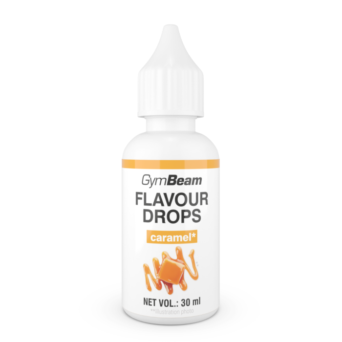 Flavour Drops 30 ml - GymBeam 30 ml - karamela