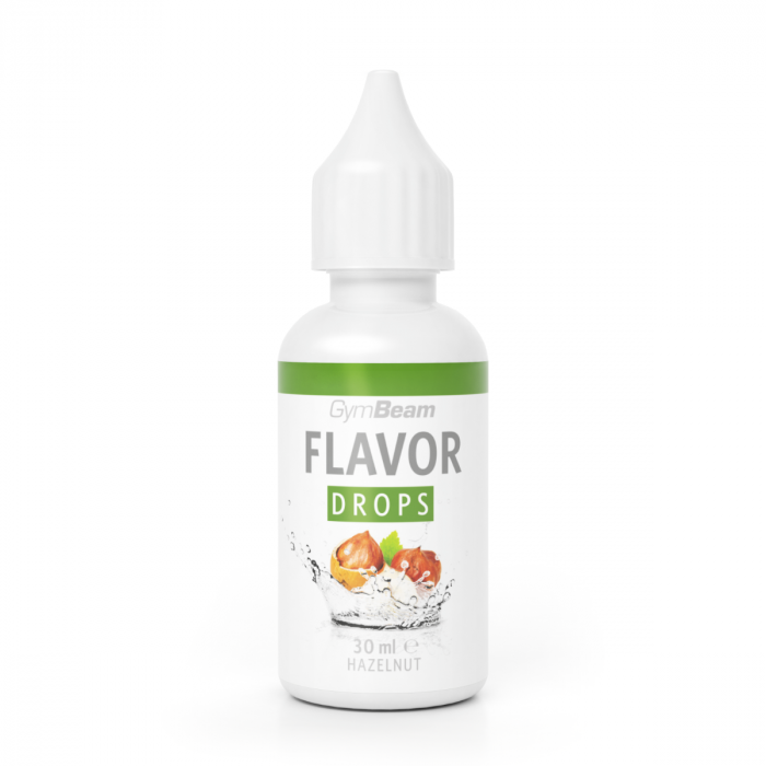 Flavour Drops 30 ml - GymBeam 30 ml - lešnik