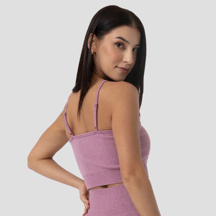 Sportski halter top FLO Violet - GymBeam XL