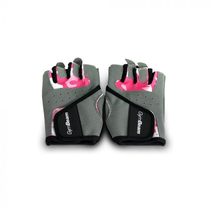 Фитнес женске рукавице Camo Pink – GymBeam
