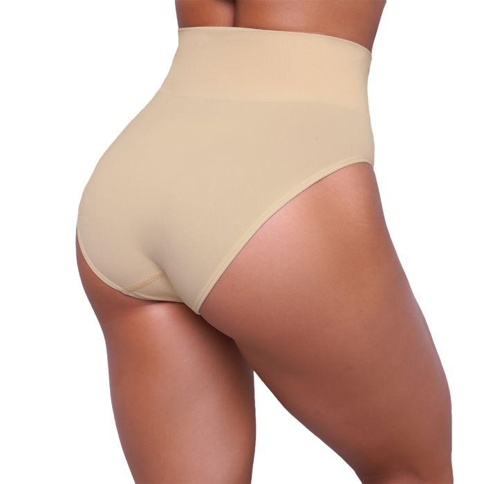 Gaćice Highrise 2Pack Nude - GymBeam XL