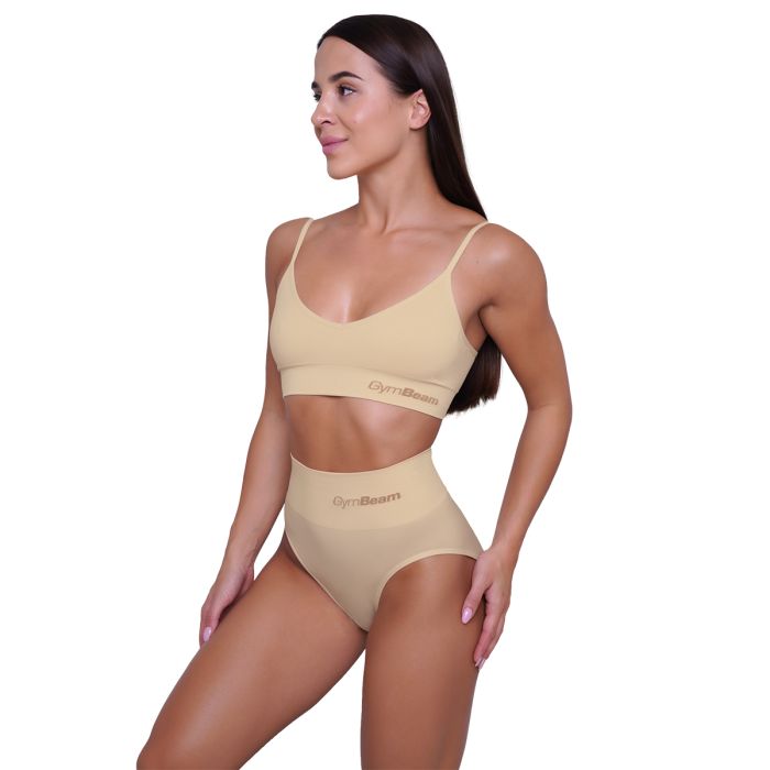 Gaćice Highrise 2Pack Nude - GymBeam XL