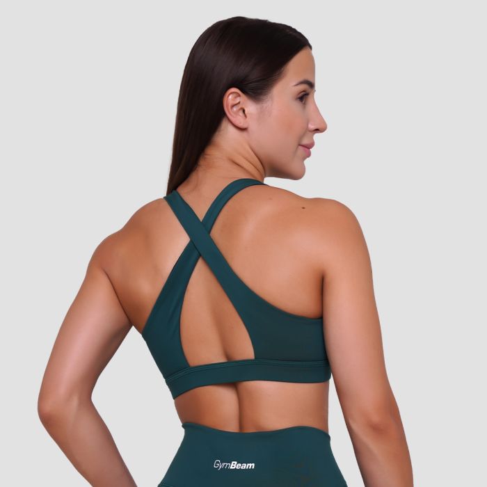 Sportski grudnjak Ignite Dark Green - GymBeam L