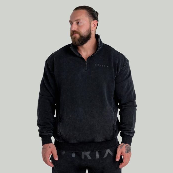 Muški duks Washed Black - STRIX L