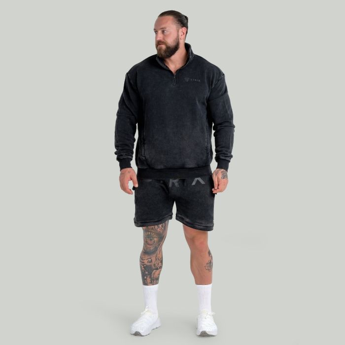 Muški duks Washed Black - STRIX L