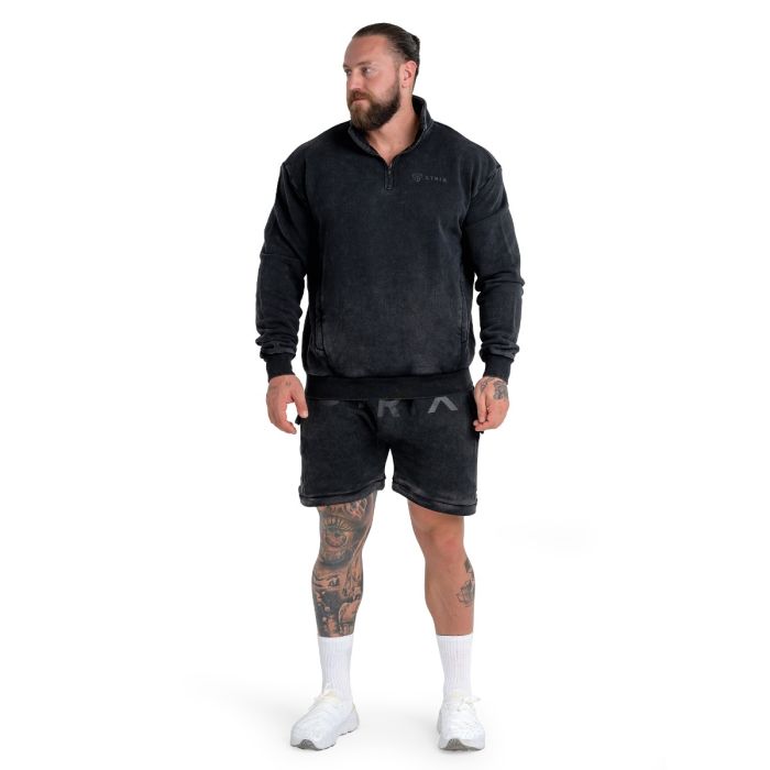 Muški duks Washed Black - STRIX L