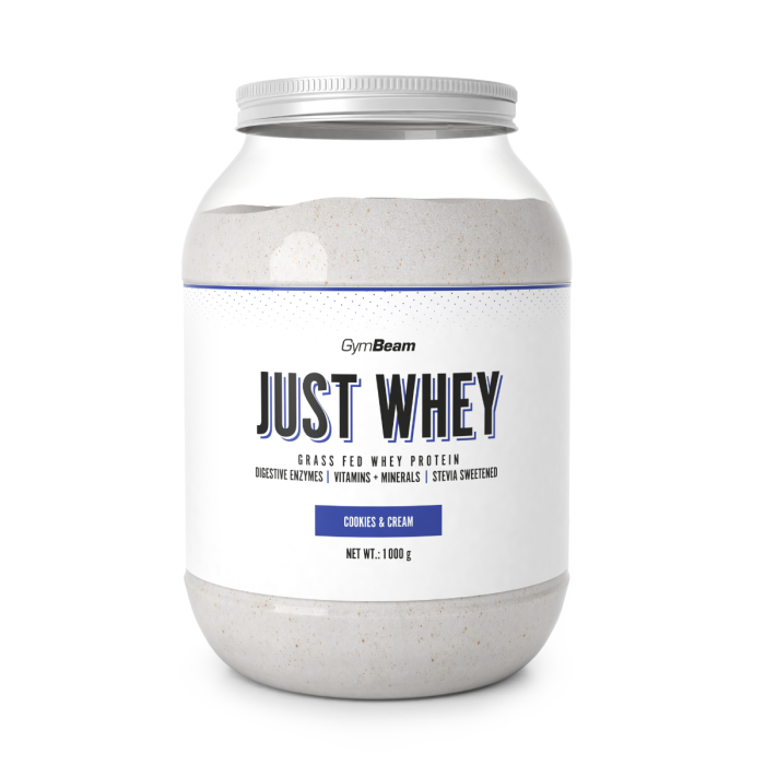 Just Whey Grass-Fed Protein – GymBeam 1000 g - keks i krem - 00