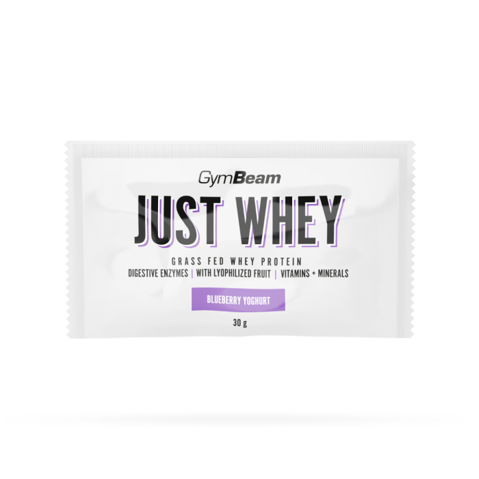 Uzorak Just Whey - GymBeam 30 g - borovnica jogurt