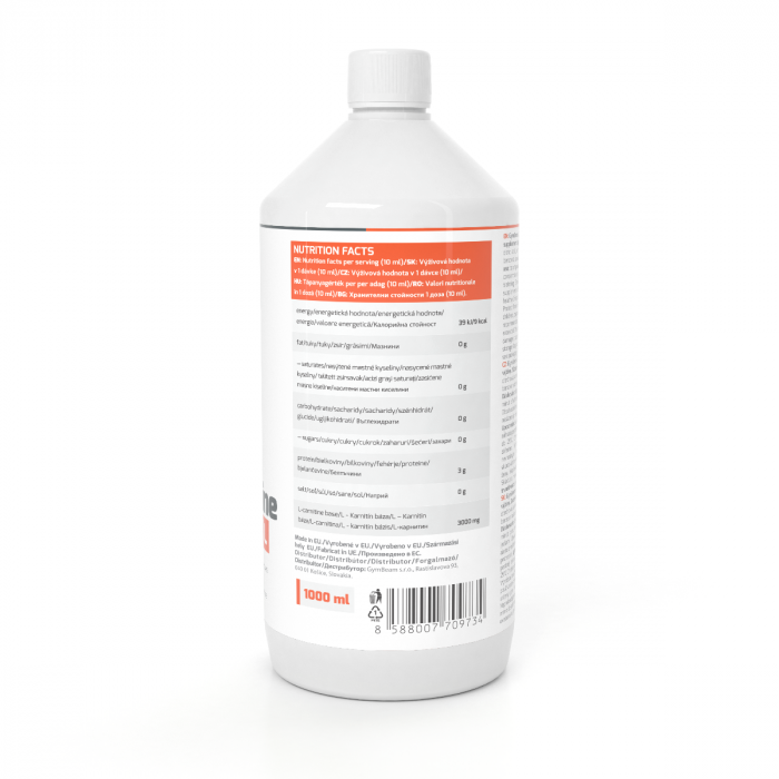 L-Karnitín - GymBeam 500 ml - šumsko voće