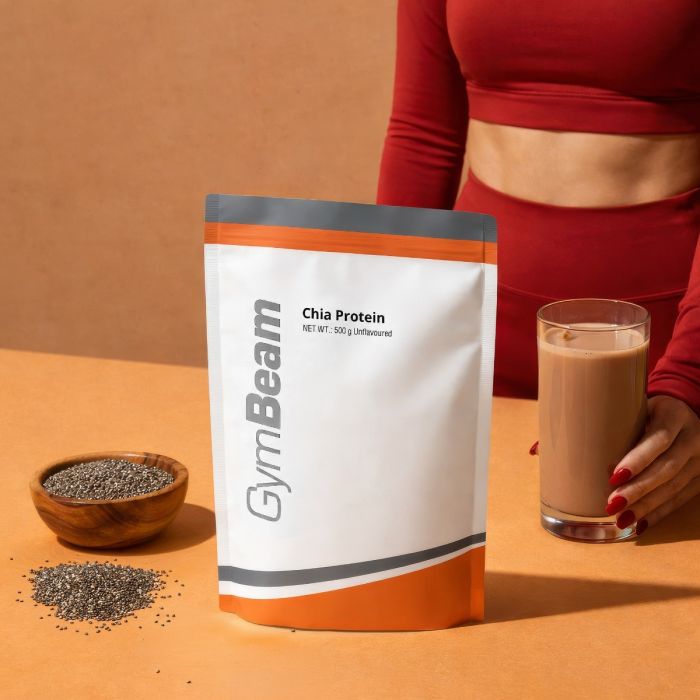 Chia Protein — GymBeam 500 g - bez ukusa