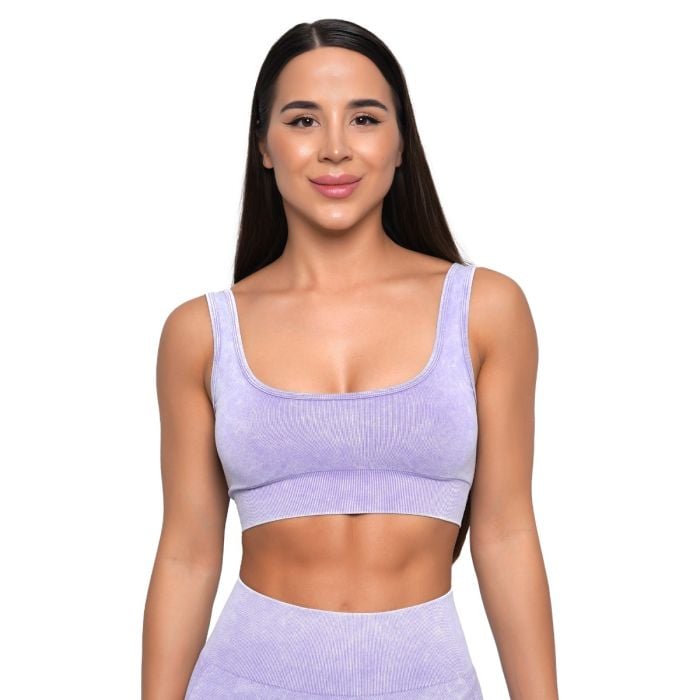 Sportski grudnjak Lift Seamless Violet - GymBeam L