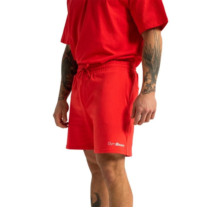 Šorts Limitless Hot Red - GymBeam XXXL