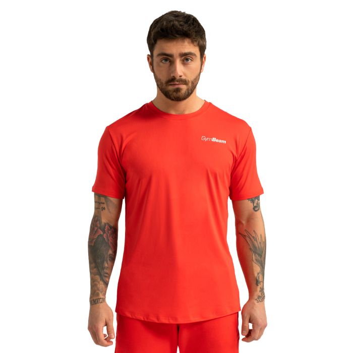 Muška majica Limitless Hot Red - GymBeam XXXL
