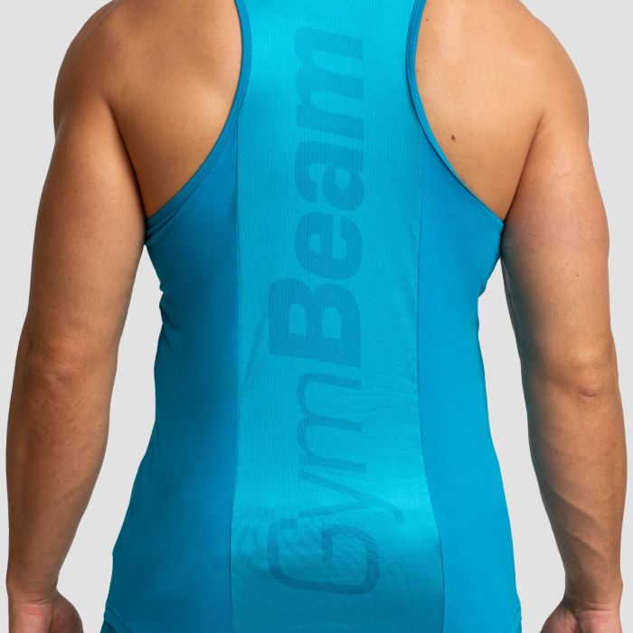 Majica bez rukava Limitless Aquamarine - GymBeam XXL