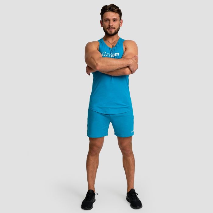 Majica bez rukava Limitless Aquamarine - GymBeam XXL