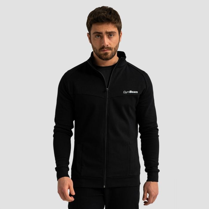 Muška dukserica Zip Up Limitless Black - GymBeam XXXL