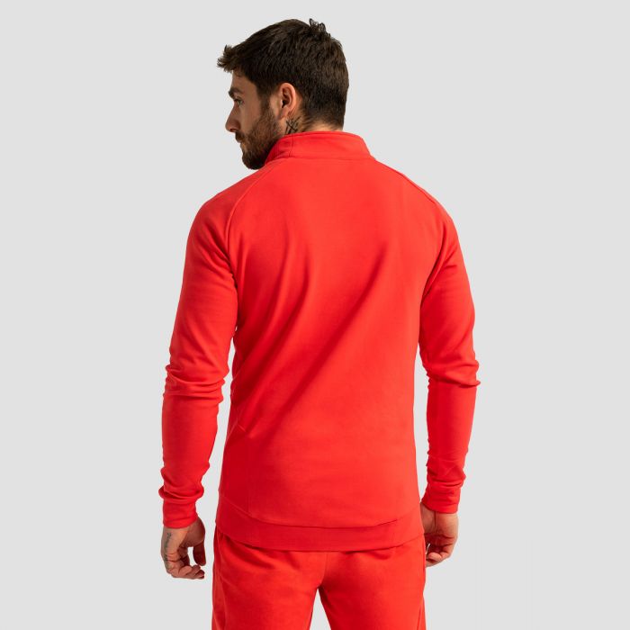 Muška dukserica Zip Up Limitless Hot Red - GymBeam XXXL