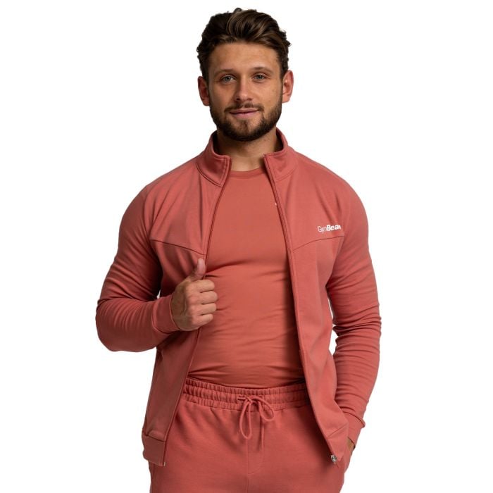 Muška dukserica Zip Up Limitless Cinnamon - GymBeam XXXL