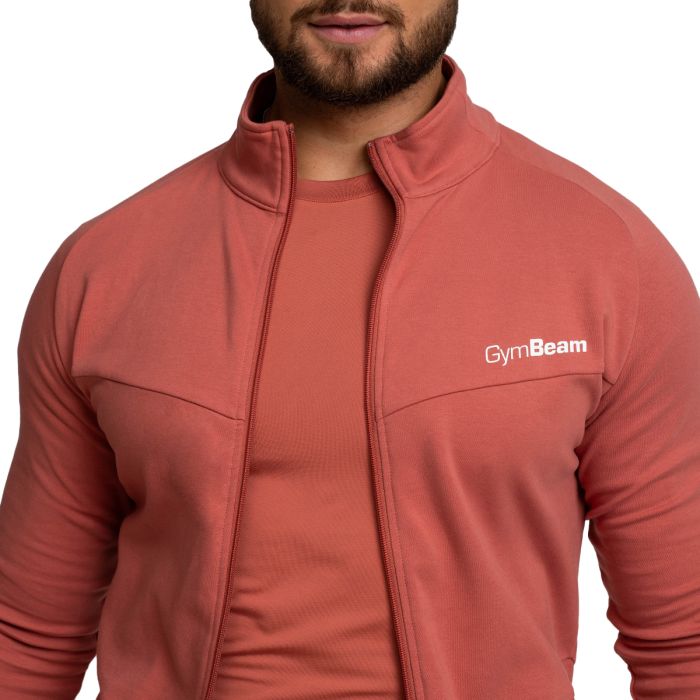 Muška dukserica Zip Up Limitless Cinnamon - GymBeam XXXL