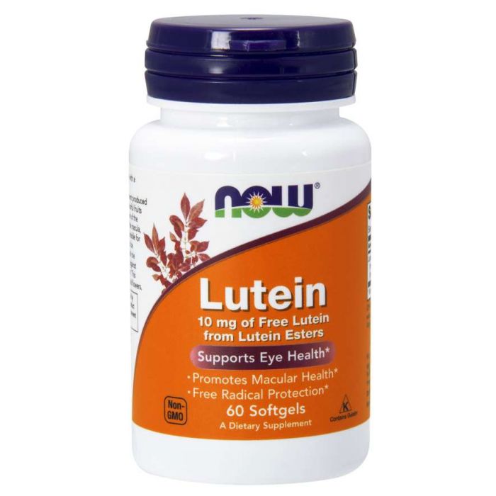 Лутеин 10 мг - NOW Foods