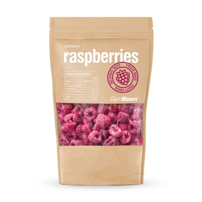 Lyophilized raspberries - GymBeam 30 g