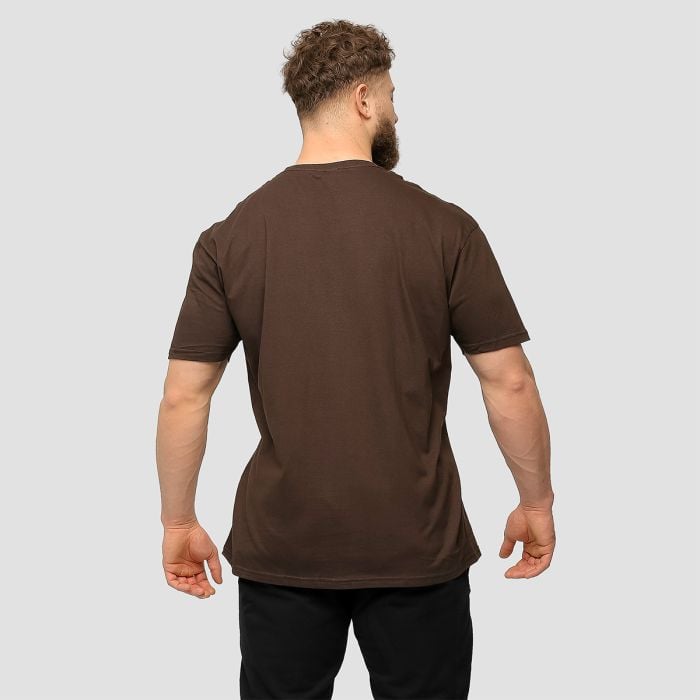 Muška majica Basic Chocolate Brown - GymBeam XL