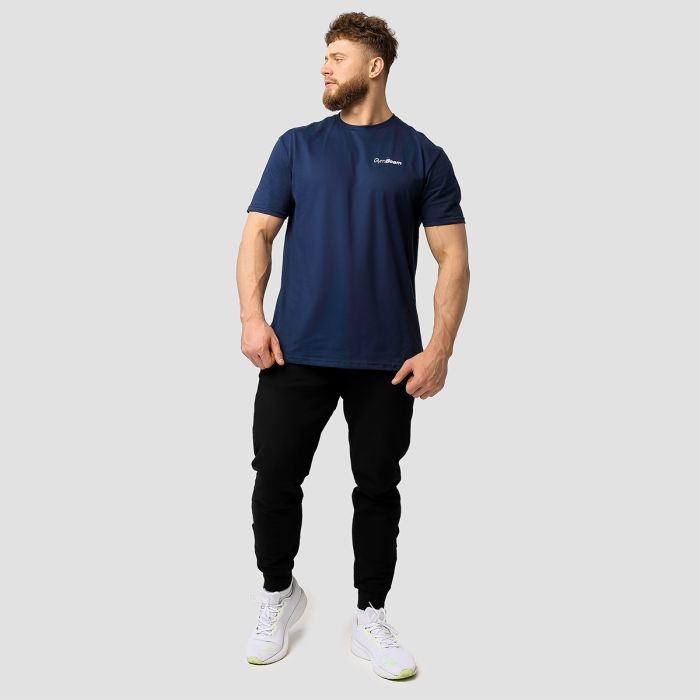 Muška majica Basic Navy Blue - GymBeam L