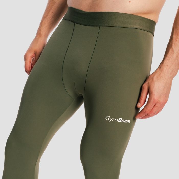 Muške helanke Combat Olive Grey - GymBeam XXL