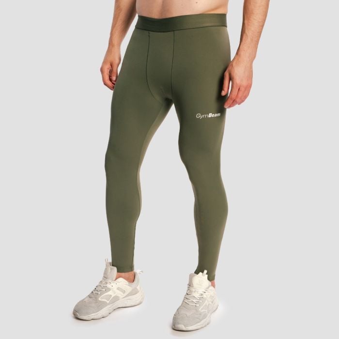 Muške helanke Combat Olive Grey - GymBeam XXL