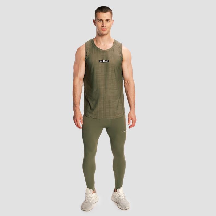 Muške helanke Combat Olive Grey - GymBeam XXL