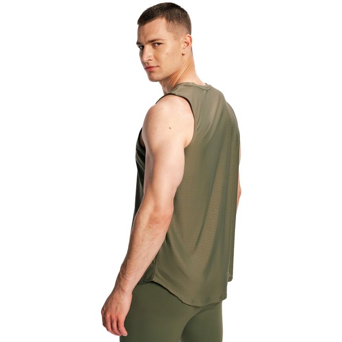Majica bez rukava Combat Olive Grey - GymBeam XXL