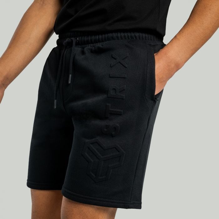 Muški šorts Embossed Black - STRIX S