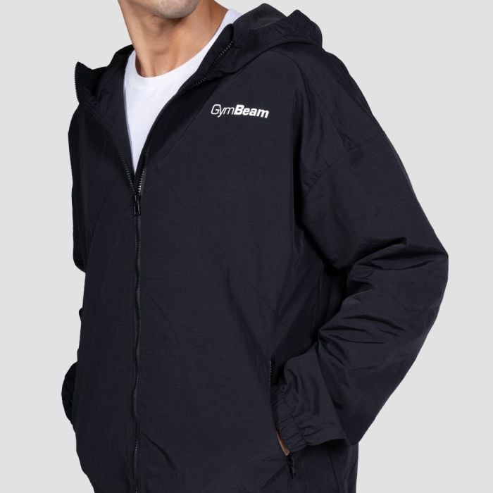 Muška jakna Relay Black - GymBeam XXL