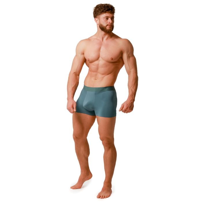 Muške bokserice Soft 2Pack Blue - GymBeam XL