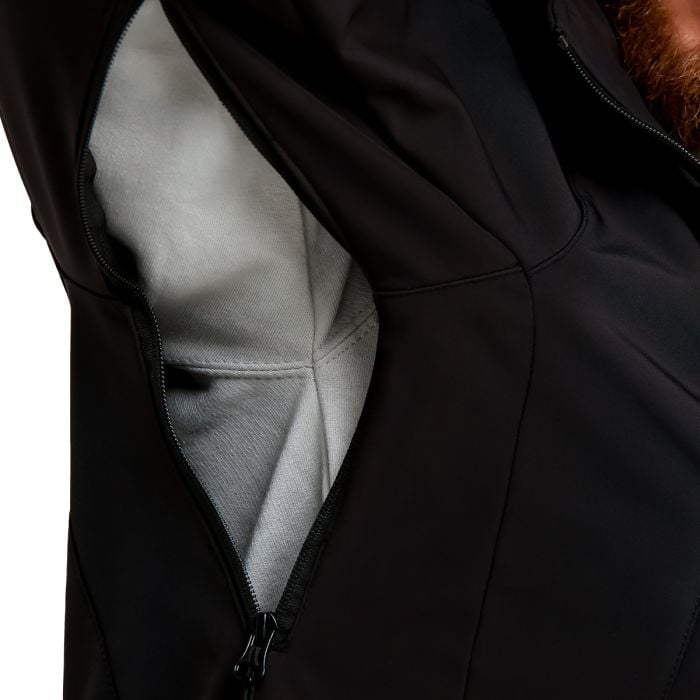 Muška jakna Softshell Black - GymBeam XXL